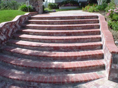 New Brick Stairs